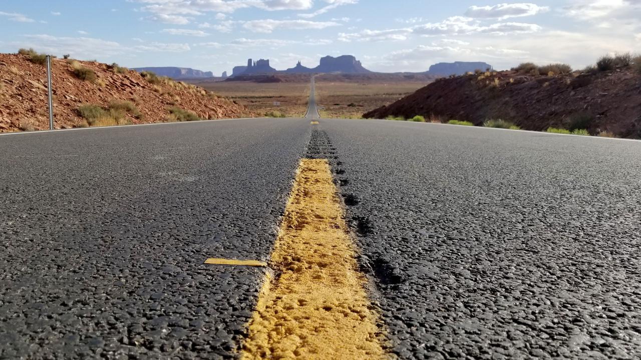 Forrest Gump point in Monument Valley