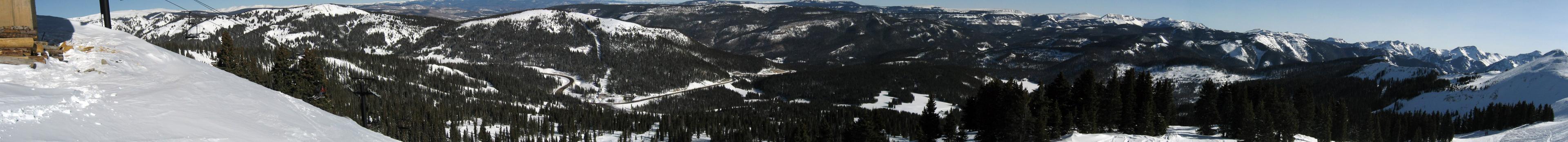 Wolf Creek ski area in winter.