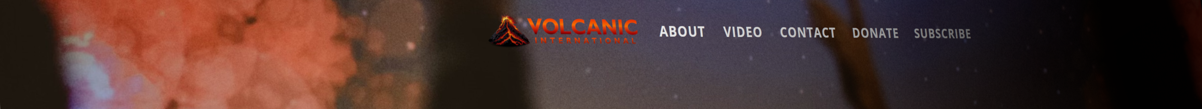 Volcanic International Vavication Menu