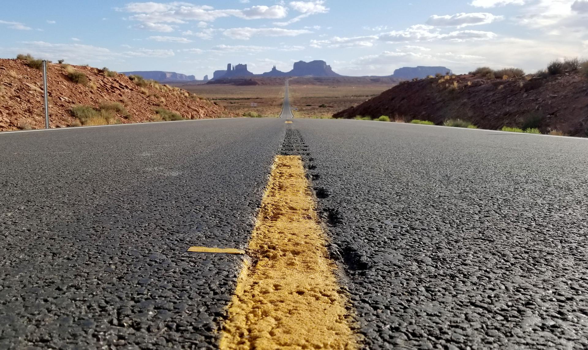 Forrest Gump point in Monument Valley